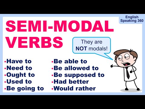 How to Use 10 SEMI-MODAL Verbs in English | Present, Past & Future | 100+ Real-Life Examples