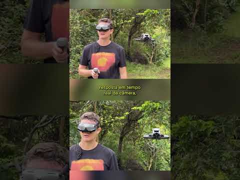 Pilotando um drone em PRIMEIRA PESSOA! Conheça os drones FPVs