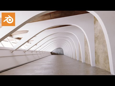 Blender Tutorial: Make A Modern Hallway (Architecture)