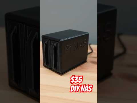 Build A NAS For $35 Using A Raspberry Pi  #techtok #pizero #nas  #3dprinting