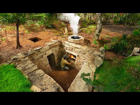 Building SURVIVAL BUNKER like in @minecraft | THE FILM