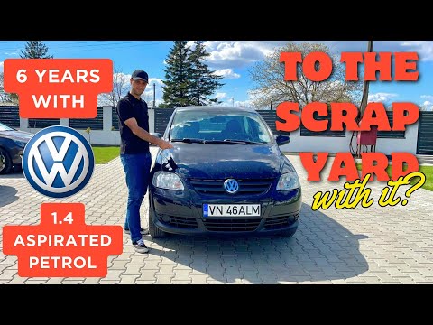 6 years with a 1.4 naturally aspirated petrol VW Fox. Cheap, reliable and good for beginners