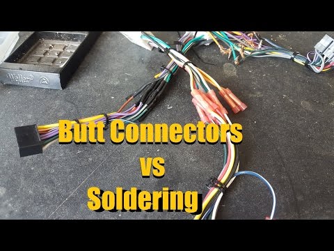 Butt Connectors vs Solder | Crimping vs Soldering | Wire Connections | AnthonyJ350