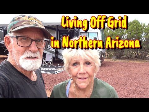 LIVING OFF GRID IN NORTHERN ARIZONA- Purchasing one acre near Williams, AZ. Living in our 35ft RV.
