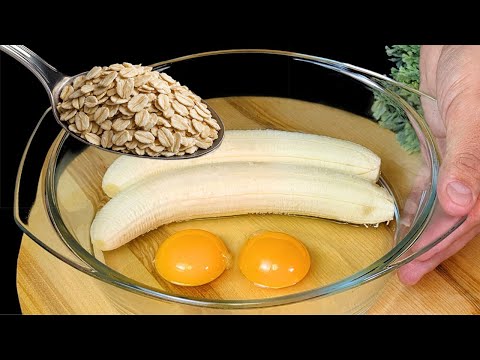 ❗️ Mischen Sie Haferflocken mit Bananen! Das Bananendessert, über das alle reden!