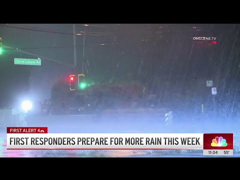 First responders prepare for another round of storms
