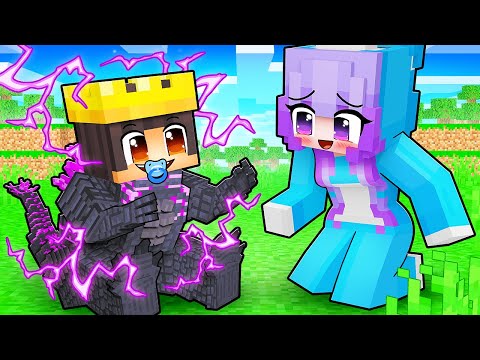 Adopting GODZILLA MONGO in Minecraft!