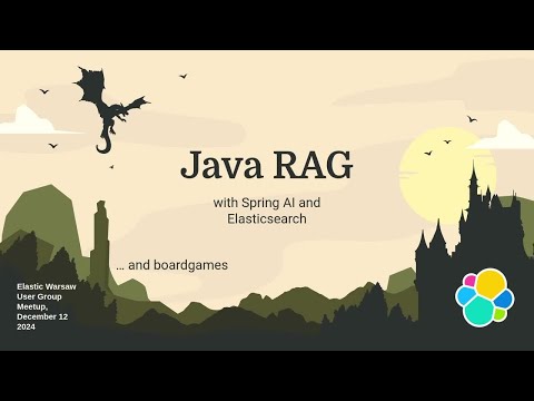 Java RAG made easy with SpringAI and Elasticsearch
