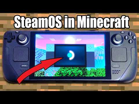 Installing SteamOS within Minecraft… On a Steam Deck!