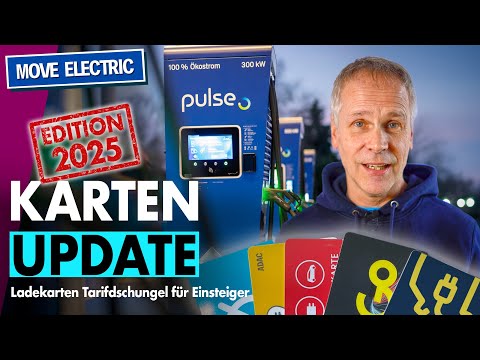 Ladekarten 1/2025 - Was ist empfehlenswert? Ladetarife für E Autos 2025 unübersichtlich und teuer