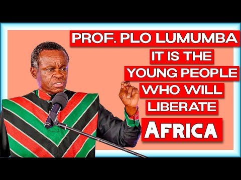 It is the young people who will liberate African - Prof  PLO Lumumba