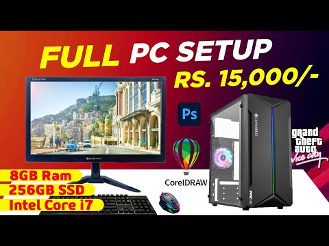 Budget Pc Build Under 15000⚡⚡With Intel Core i7, 8GB Ram, 256 SSD