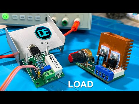 DIY 0-5A Electronic Load with 3 Transistors