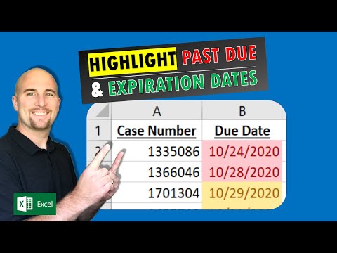 Highlight Overdue and Expiring Business Days | Conditional formatting in Excel | Excel Tutorial