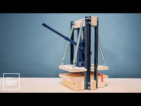 How to Make an Hydraulic Press for Paper // Emboss and Print