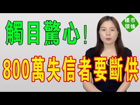 觸目驚心！800 多萬失信者「扎堆」，斷供潮愈演愈烈，老百姓都活不下去了，未來房價或將更令人感到悲傷，房地產泡沫被刺破，經濟低迷，企業破產，大量員工失業。#法拍屋 #房地產 #斷供 #失信 #無賴