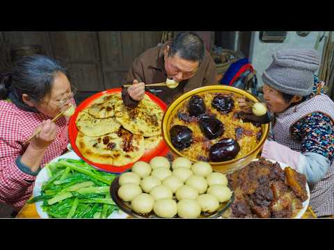 Massive Harvest of Sugar Cane | Make Traditional Brown Sugar | Rural Feast