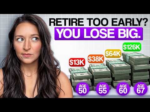 How Retiring at 50, 55, 60, or 67 Changes EVERYTHING (Real Numbers Inside)