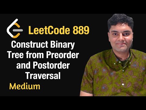 Construct Binary Tree from Preorder and Postorder Traversal - Leetcode 889 - Python