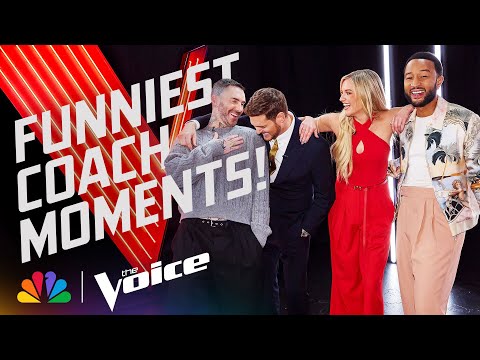 Adam, Bublé, Kelsea and John's Most Hilarious Moments | The Voice | NBC