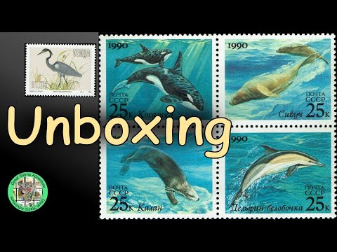 Beautiful fauna stamps of the Soviet Union and Africa | Unbox Steve's 2nd Stamp Gift. Part 1.