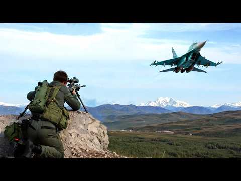 INCREDIBLE! Sniper shot down SU-34 Russian Fighter jet with an accurate shot