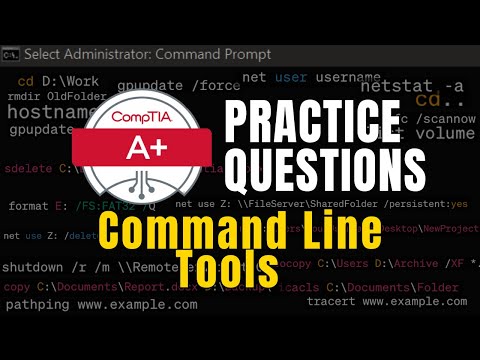 Practice Exam for CompTIA A+ Core 220-1102: Unleash Your Command-Line Skills: