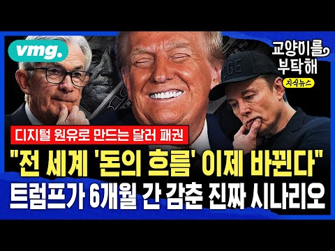 [지식뉴스] "이제 전 세계 돈의 흐름이 이제 바뀐다"...트럼프가 6개월 간 감춘 진짜 시나리오 (ft.오건영 단장) / 교양이를 부탁해 / 비디오머그