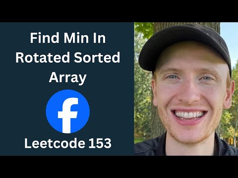 Find Minimum in Rotated Sorted Array - Leetcode 153 - Binary Search (Python)