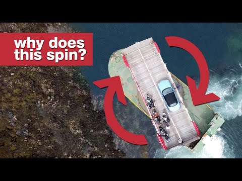 The world's last turntable ferry has a really clever design