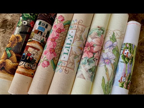 Мои вышитые и неоформленные работы. Вышивка крестом.