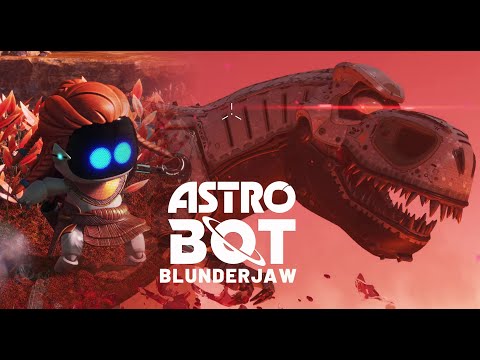 Astro Bot vs Blunderjaw Dinosaur 4K 🤖🦖💥 Dino Moments #astrobot #astrobotplayroom #dinasaurs