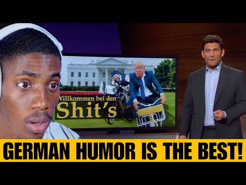 American Reacts German TV Roasting Donald Trump Merz trifft Trump