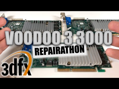 The 3dfx Voodoo 3 3000 Repairathon!