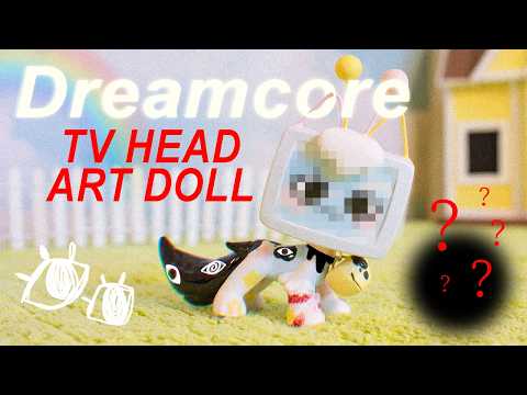 I Made A Littlest Pet Shop Dreamcore TV Head Art Doll