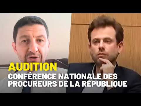 🟪 AUDITION de la Conférence Nationale des Procureurs de la République