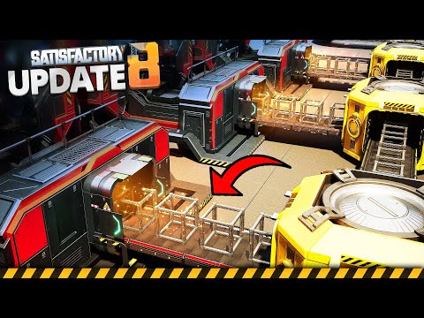 HOW TO: MODULAR FRAMES! - SATISFACTORY Update 8 - Let's Play