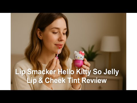 ๐ Lip Smacker Hello Kitty So Jelly Lip & Cheek Tint Review ๐