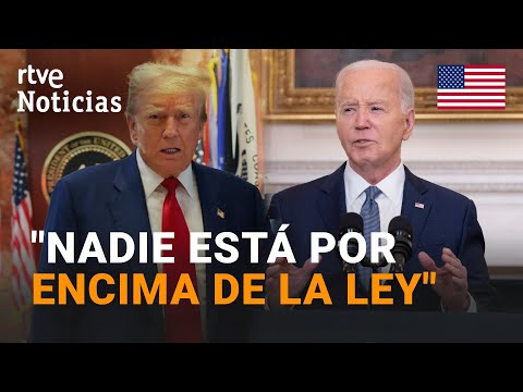 TRUMP: El PRESIDENTE BIDEN considera TEMERARIO dudar del JURADO y pide RESPETO a la JUSTICIA | RTVE