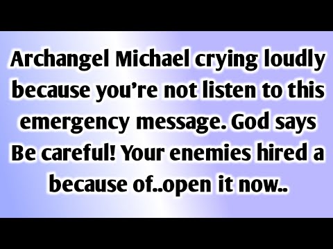 💸 Archangel Michael crying loudly because you're not listen to this emergency message. God says..