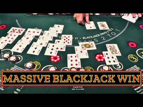 Massive Table Win: My Biggest Recorded Winning Blackjack Session Ever On YouTube!!!!