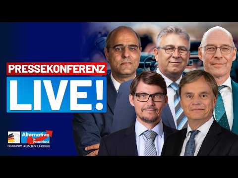 LIVE: Pressekonferenz der AfD-Fraktion - Diese Woche im Bundestag