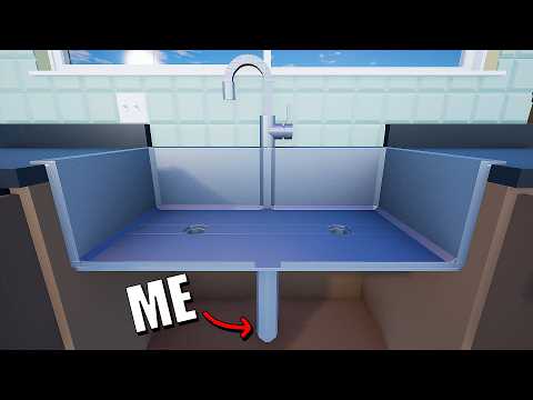 Hiding In The GARBAGE DISPOSAL!