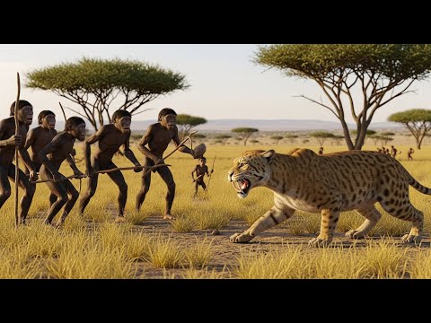 Life 3.2 Million Years Ago | Ten-Minute Survival Chronicle |Driving Off Dino Felis