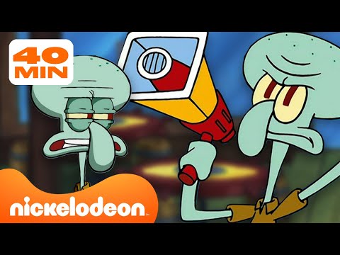 Губка Боб | Все УВОЛЬНЕНИЯ Сквидварда из Красти Краб 🍔 | Nickelodeon Cyrillic