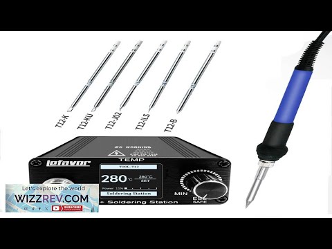 T12 75W Digital Soldering Iron StationTips Welding Rework Station temperature adjustable
