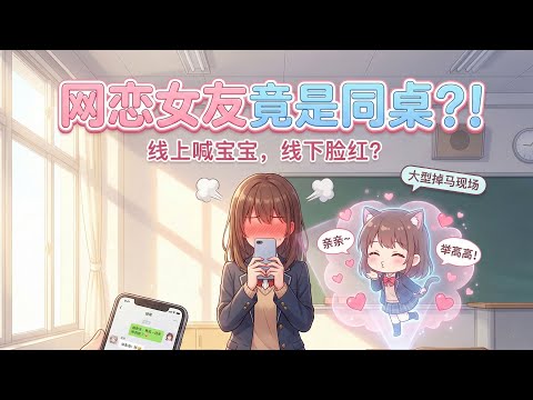 每天喊我亲亲宝宝举高高的软萌女网友，线下见面才发现，竟是我的同班同学！