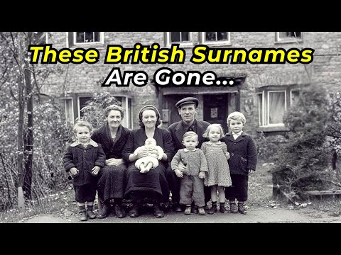 20 British Surnames That Have Almost Disappeared 😢