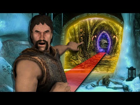 Skyrim, but it's One LONG Dungeon
