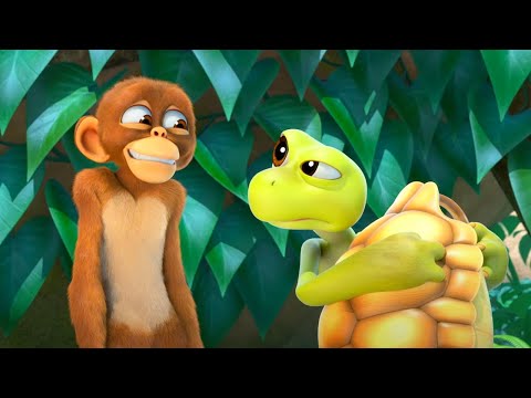 Jungle Beat - Teman Baru | Kompilasi | Kartun Anak-Anak Lucu Baru